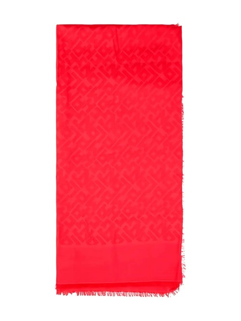 Longchamp fringed shawl - Red - zdjęcie produktu nr 1