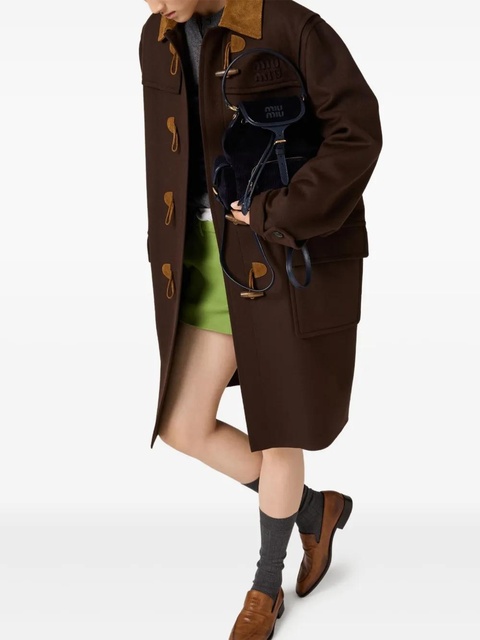 Miu Miu medium corduroy backpack - Blue - zdjęcie produktu nr 2