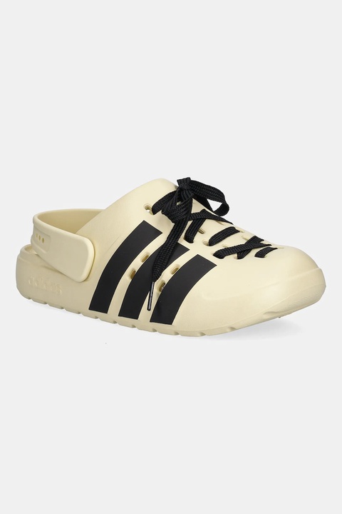 adidas klapki Adilette Clog 2.0 damskie kolor beżowy JR4026 - zdjęcie produktu nr 1