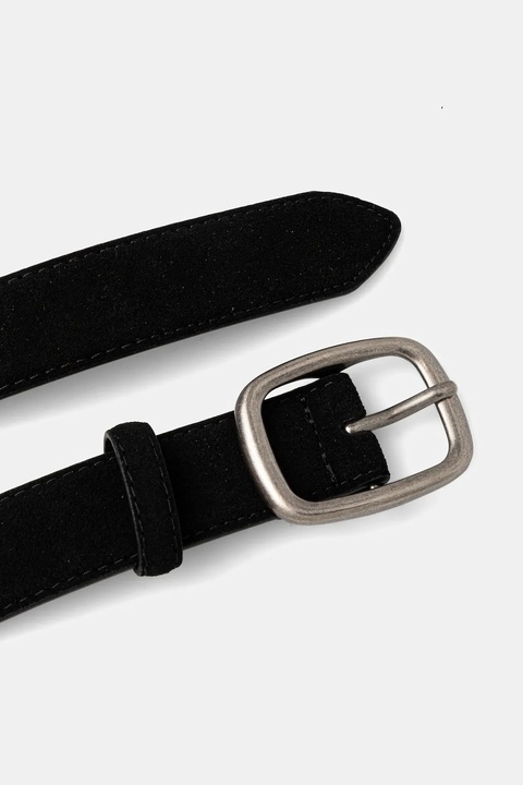 Answear.LAB pasek zamszowy damski kolor czarny - zdjęcie produktu nr 2