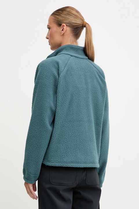 Columbia bluza polarowa Jasper damska kolor turkusowy gładka 2142381 - zdjęcie produktu nr 2