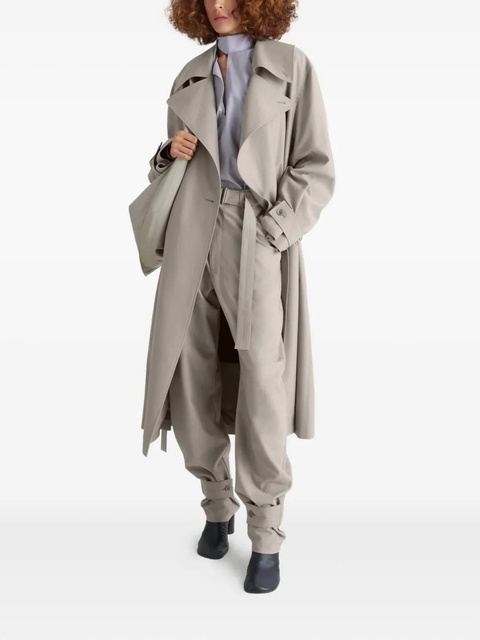 LEMAIRE double-breasted belted trench coat - Neutrals - zdjęcie produktu nr 2