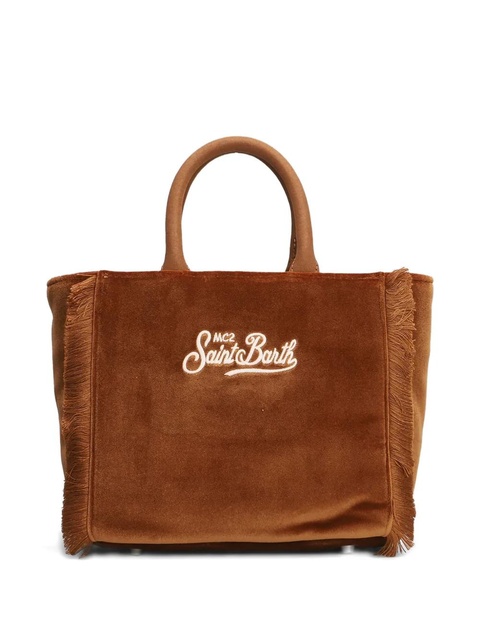 MC2 Saint Barth fringed top-handle tote bag - Brown - zdjęcie produktu nr 2