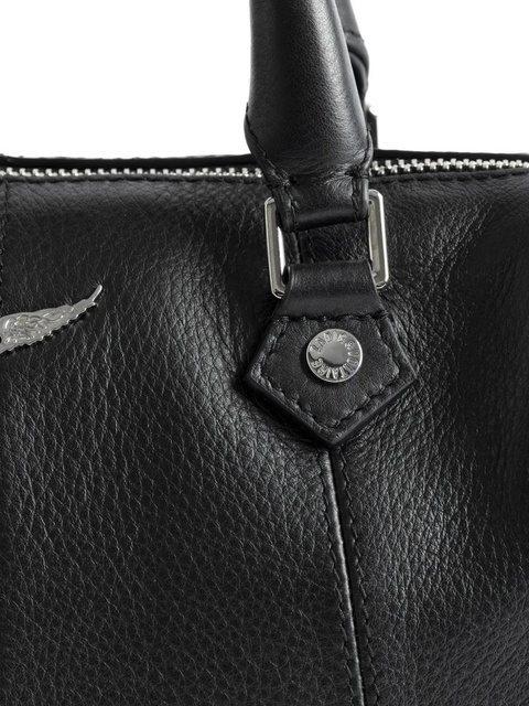Zadig&Voltaire XS Sunny Vibe grained-leather tote bag - Black - zdjęcie produktu nr 2