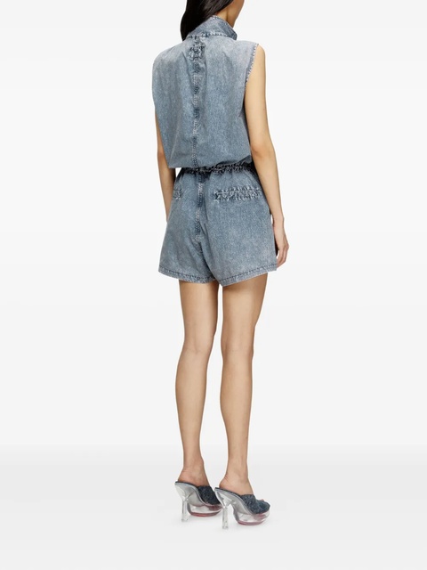 Diesel J-Annet denim sleeveless jumpsuit - Blue - zdjęcie produktu nr 2