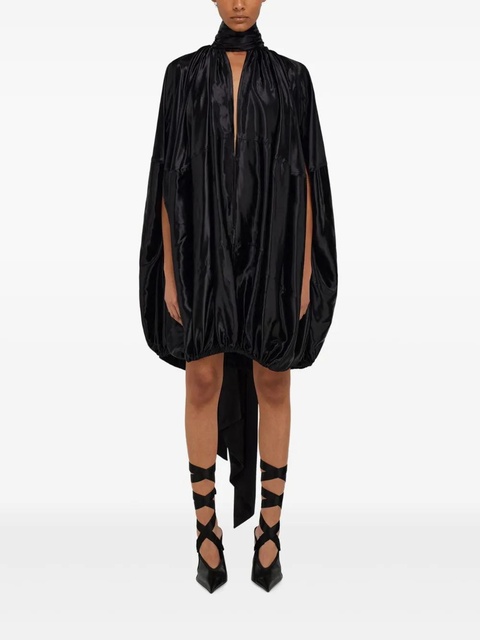 Ferragamo satin mini dress - Black - zdjęcie produktu nr 2