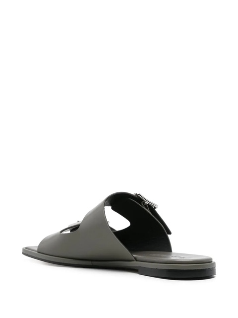 Aeyde leather flat sandals - Grey - zdjęcie produktu nr 2