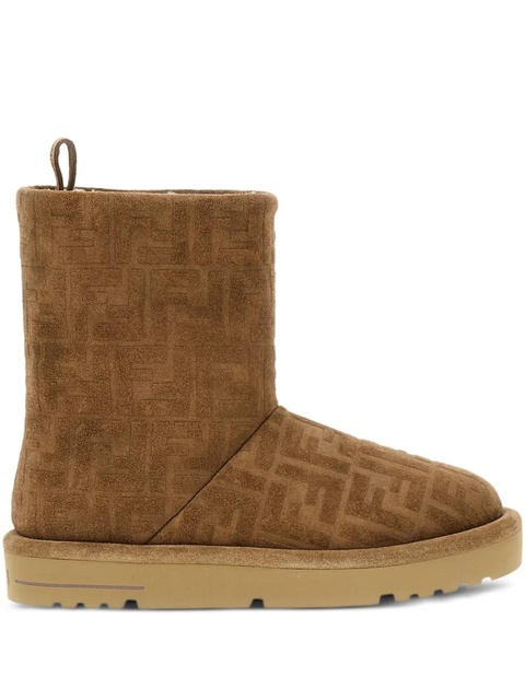 FENDI FF-motif boots - Brown - zdjęcie produktu nr 1