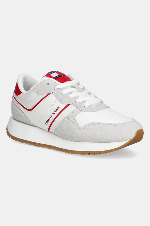 Tommy Jeans sneakersy EVA RUNNER LIGHT damskie kolor czerwony EN0EN02741 - zdjęcie produktu nr 1