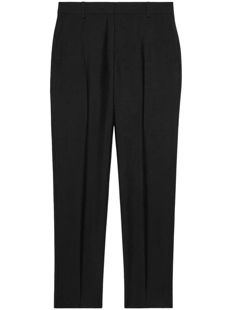 AMI Paris high-waist tailored trousers - Black - zdjęcie produktu nr 1