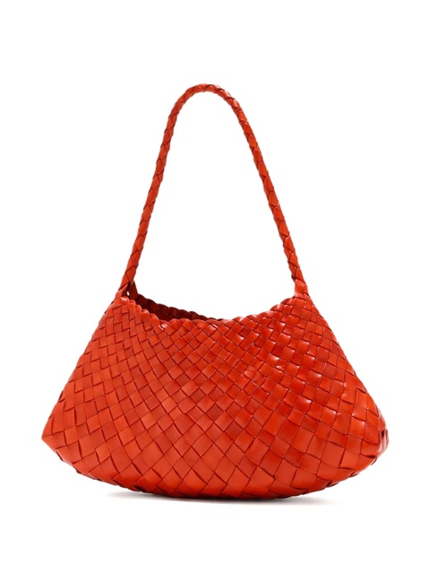 DRAGON DIFFUSION Rosanna woven-leather shoulder bag - Orange - zdjęcie produktu nr 2