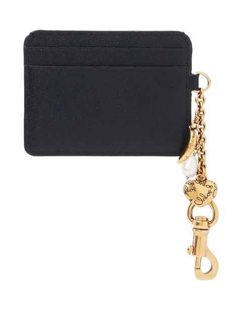 Chloé charm-detail cardholder - Black - zdjęcie produktu nr 2