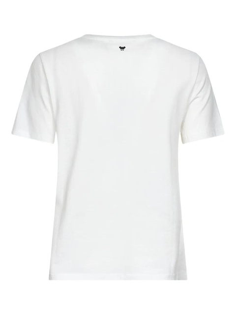 Weekend Max Mara lettering-print cotton t-shirt - White - zdjęcie produktu nr 1