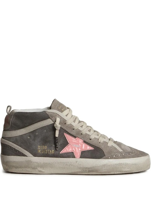 Golden Goose Mid Star suede sneakers - Grey - zdjęcie produktu nr 1