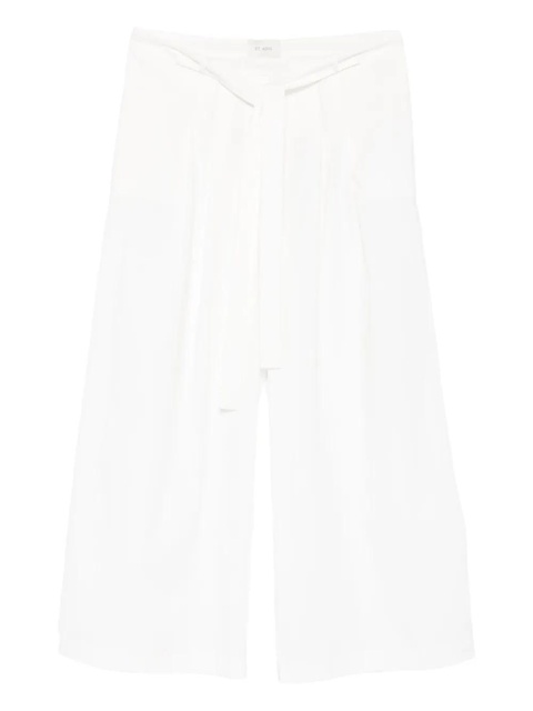 St. Agni belted trousers - White - zdjęcie produktu nr 1
