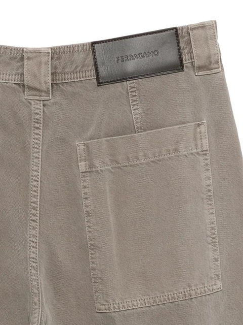 Ferragamo straight-leg trousers - Brown - zdjęcie produktu nr 2