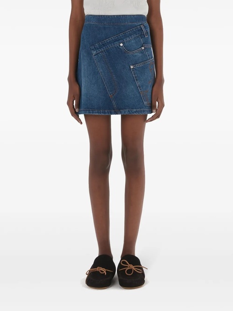 JW Anderson twisted denim mini skirt - Blue - zdjęcie produktu nr 2