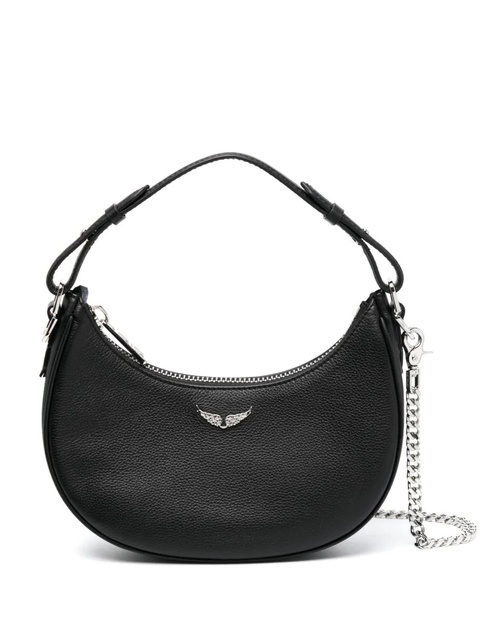 Zadig&Voltaire logo-plaque leather crossbody bag - Black - zdjęcie produktu nr 1