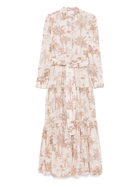 MC2 Saint Barth cotton maxi dress - Neutrals - zdjęcie produktu nr 1