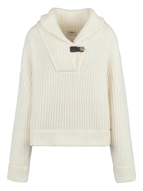 Tod's ribbed sweater - White - zdjęcie produktu nr 1