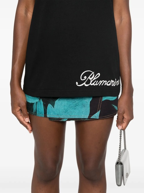 Blumarine logo-print T-shirt - Black - zdjęcie produktu nr 2
