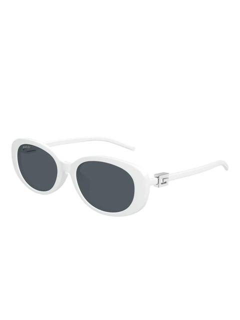 Gucci Eyewear oval-frame sunglasses - White - zdjęcie produktu nr 2