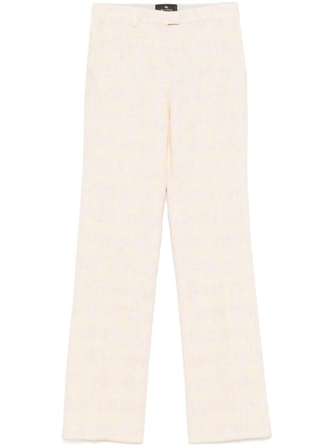 ETRO checked trousers - Yellow - zdjęcie produktu nr 1