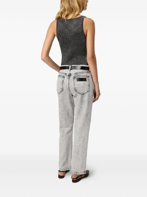 Missoni scoop-neck metallic-effect tank top - Silver - zdjęcie produktu nr 2