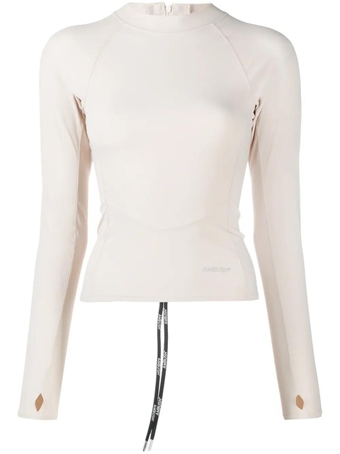 AMBUSH rear zip fastening top - Neutrals - zdjęcie produktu nr 1