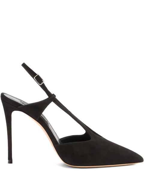 Casadei 100mm Julia Camoscio pumps - Black - zdjęcie produktu nr 2