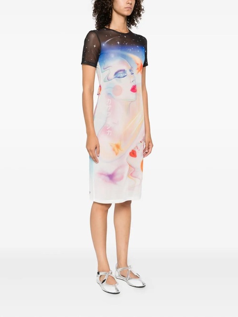 Casablanca printed midi dress - White - zdjęcie produktu nr 2