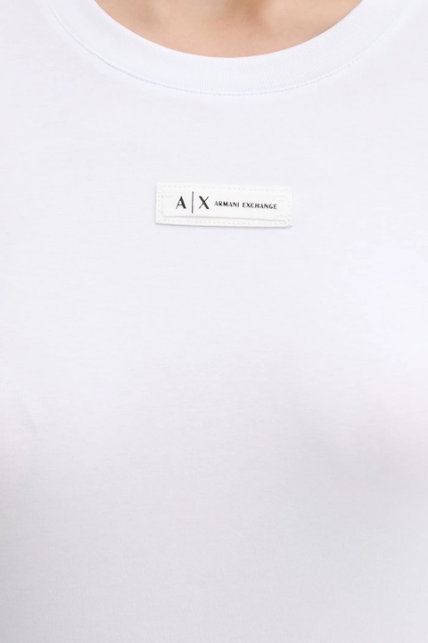 Armani Exchange t-shirt damski kolor biały XW001362 AF16294 - zdjęcie produktu nr 2