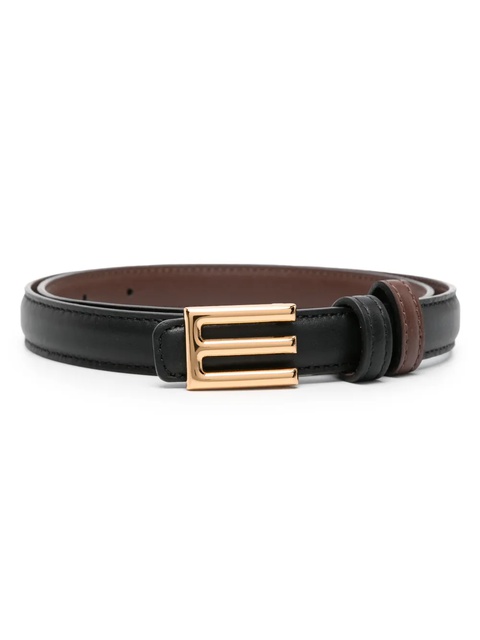 ETRO logo-buckle leather belt - Black - zdjęcie produktu nr 1