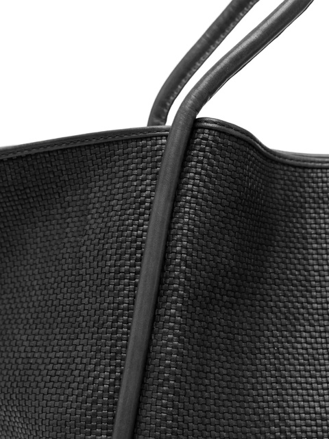 DRAGON DIFFUSION Ana woven leather tote bag - Black - zdjęcie produktu nr 2
