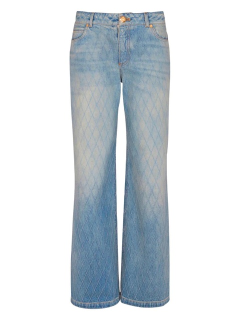 Balmain diamond-stitched jeans - Blue - zdjęcie produktu nr 1
