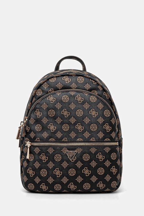 Guess plecak MANHATTAN damski kolor brązowy mały wzorzysty HWPG71 18330 - zdjęcie produktu nr 1