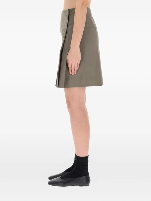 OUR LEGACY pleated mini skirt - Green - zdjęcie produktu nr 2