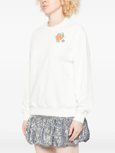 Casablanca logo-print sweatshirt - White - zdjęcie produktu nr 2