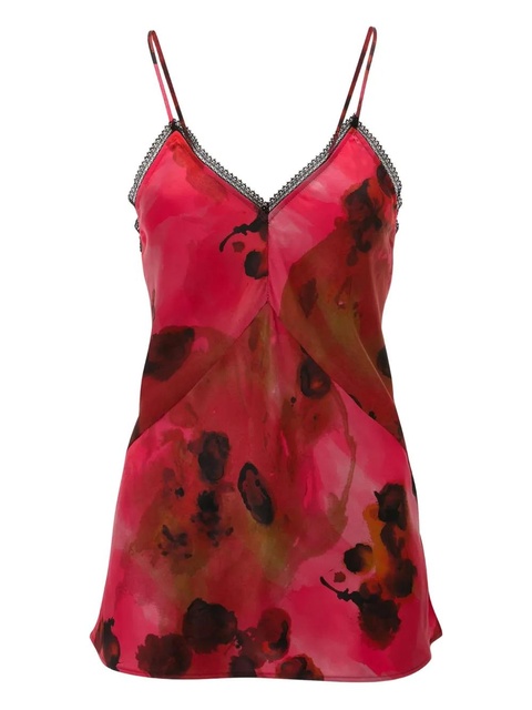 Victoria Beckham floral-print maxi dress - Pink - zdjęcie produktu nr 1