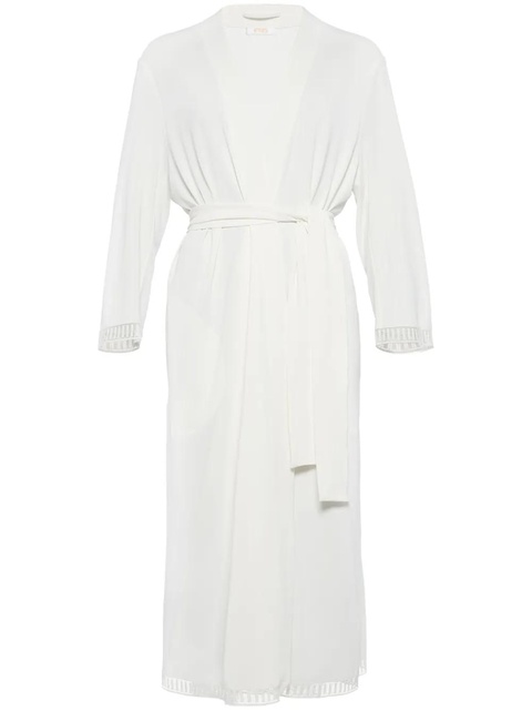 ERES Violette lace trim robe - White - zdjęcie produktu nr 1