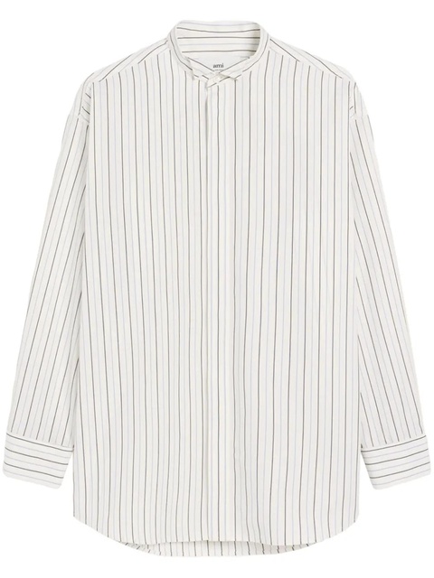 AMI Paris wingtip-collar shirt - Neutrals - zdjęcie produktu nr 1