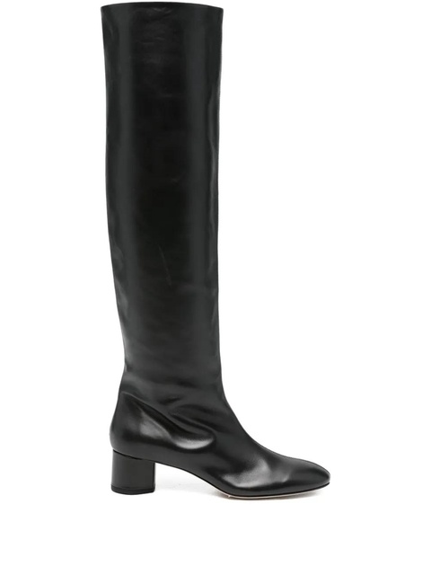 Aeyde 45mm Willa knee-high boots - Black - zdjęcie produktu nr 1