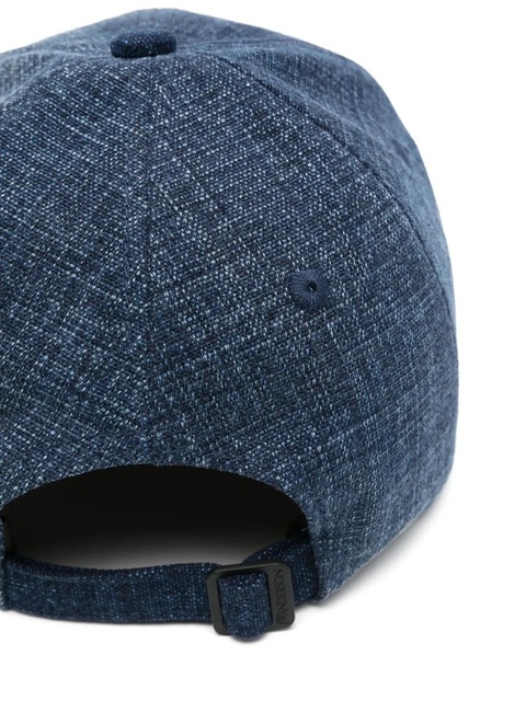 JW Anderson logo-patch baseball cap - Blue - zdjęcie produktu nr 2