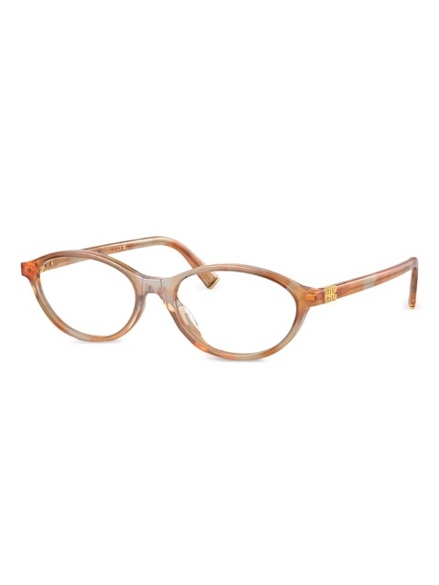 Miu Miu Eyewear oval-frame glasses - 13U1O1 - zdjęcie produktu nr 1