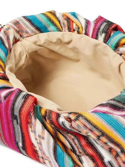 Missoni striped-pattern clutch - Neutrals - zdjęcie produktu nr 2