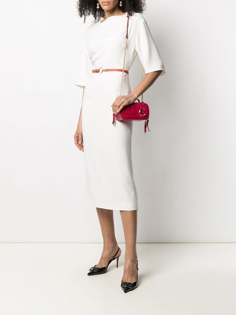 Valentino Garavani bow-detail mid-length dress - Neutrals - zdjęcie produktu nr 2