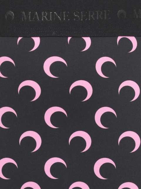 Marine Serre Fuseaux moon-printed leggings - Black - zdjęcie produktu nr 2