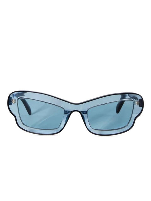 PUCCI geometric-frame sunglasses - Blue - zdjęcie produktu nr 1