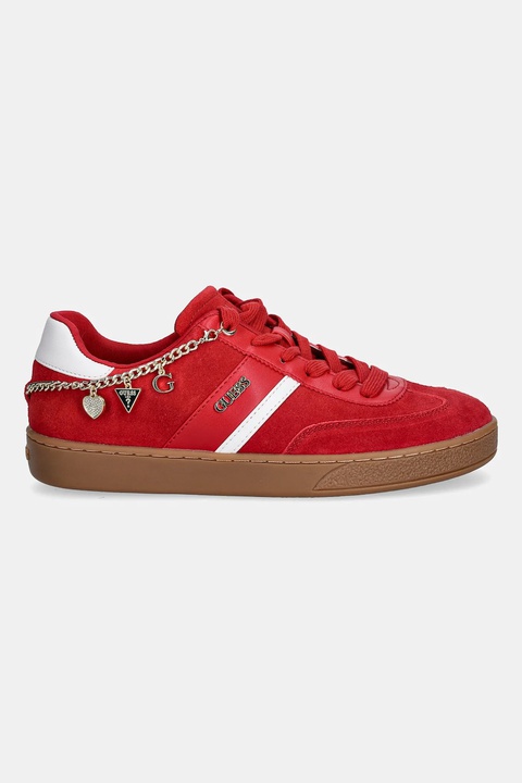 Guess sneakersy NAOKO damskie kolor czerwony FLTNAO SUE12 - zdjęcie produktu nr 2