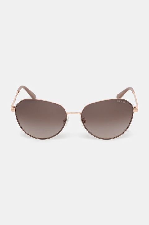 Guess okulary przeciwsłoneczne damskie kolor złoty GU00148_6058F - zdjęcie produktu nr 2
